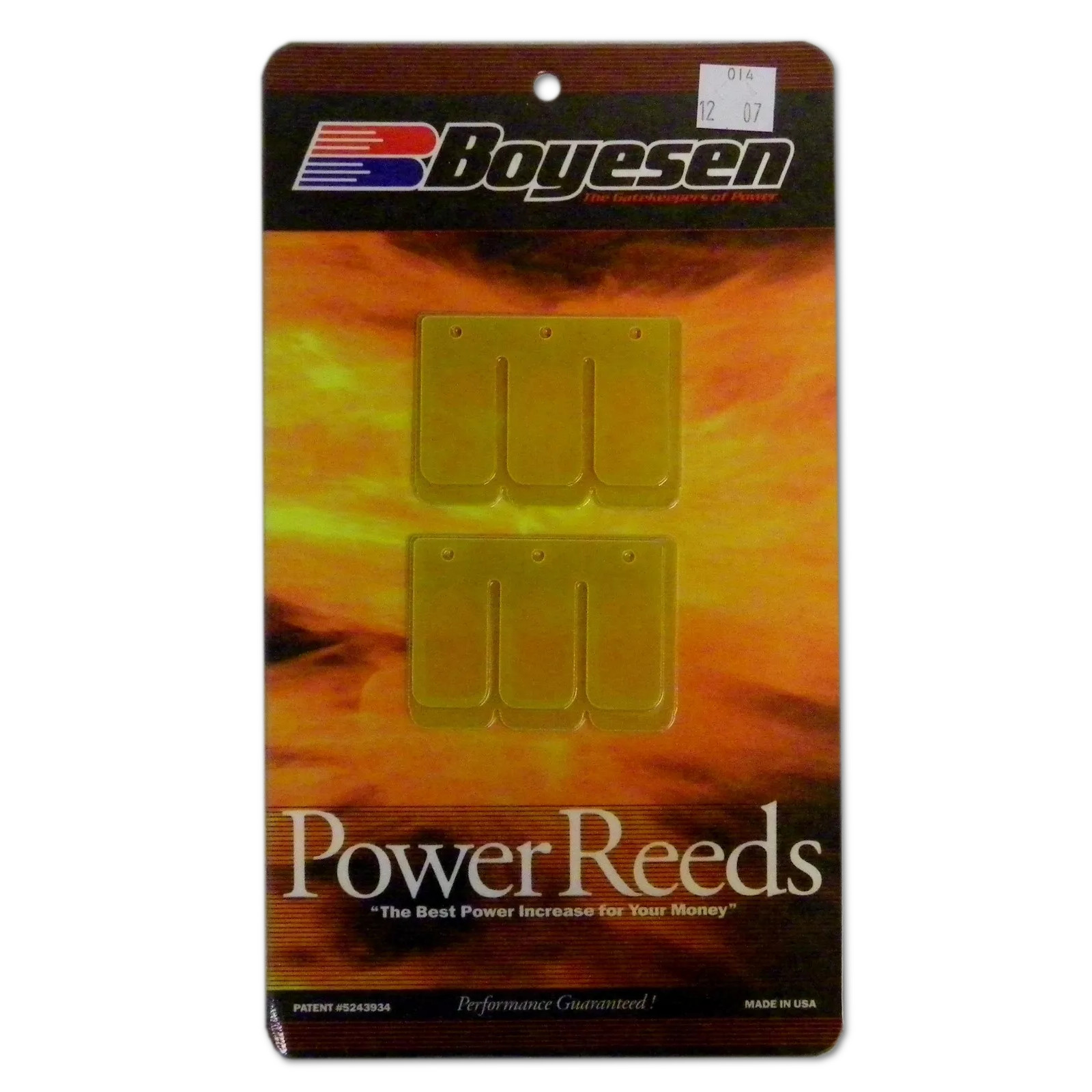 Boyesen 014 Dual Stage Power Reeds - Pair - For 91-95 Kawasaki 550SX Jet Ski - Click Image to Close