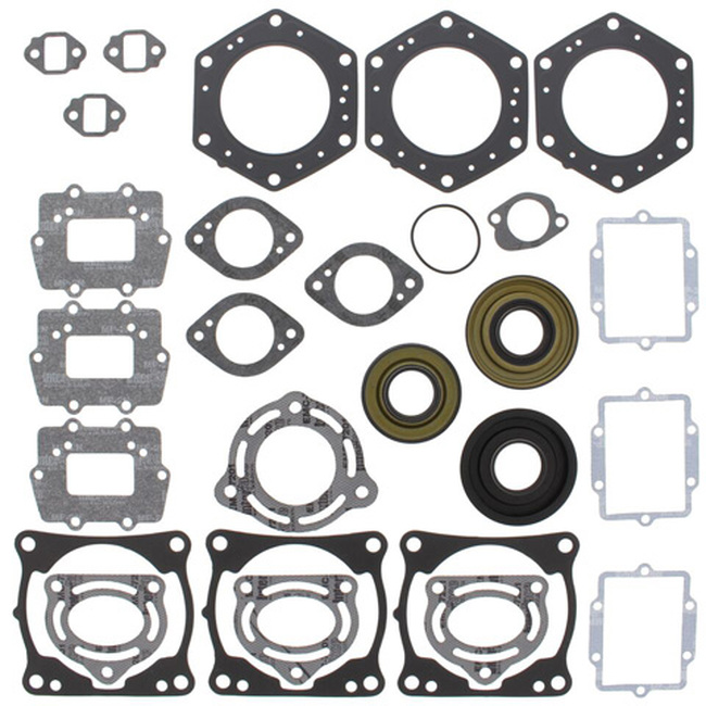 Vertex Pistons Complete Gasket Kt W/Oil Seals - Click Image to Close