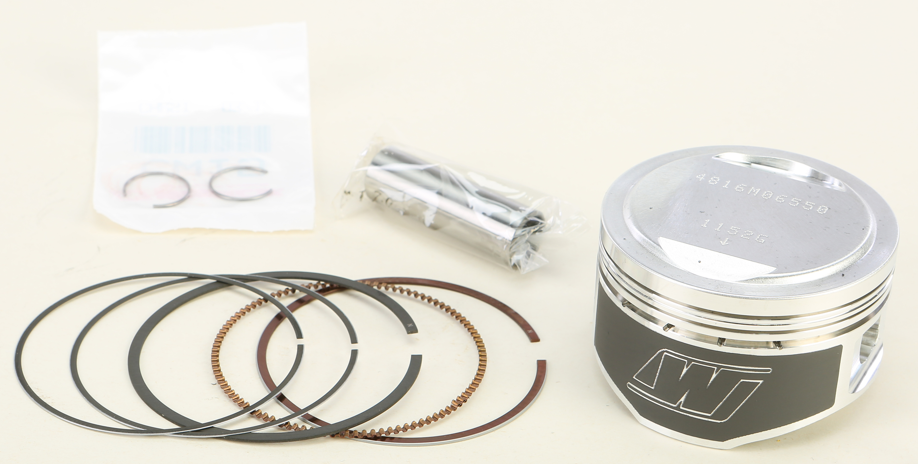 Piston Kit 11:1 Compression - 65.50mm Bore (STD) - For 03-15 Honda CRF230F - Click Image to Close