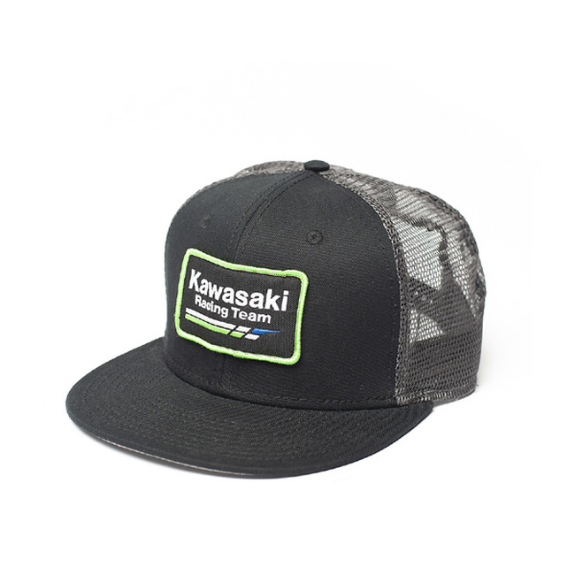 Men's Kawasaki Racing Hat - Kawasaki Racing Hat Gryblk - Click Image to Close