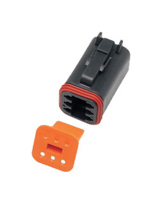 6 Wire Deutsch Plug - 6 Wire Deutsch Plug Blk - Click Image to Close