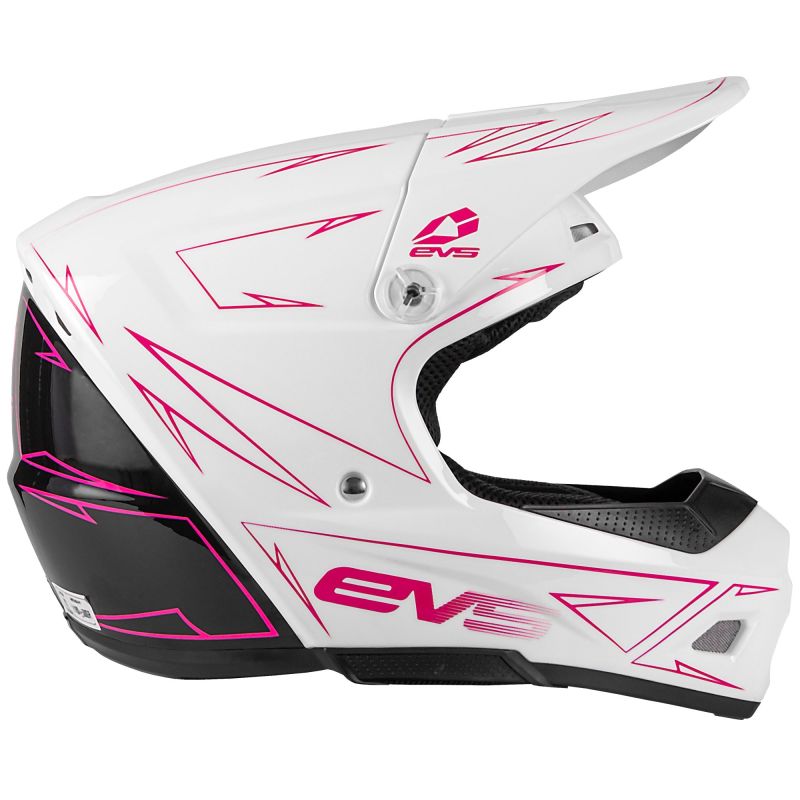 T3 Pinner Helmet 50-50 White/Pink/Black Youth - Large - Click Image to Close