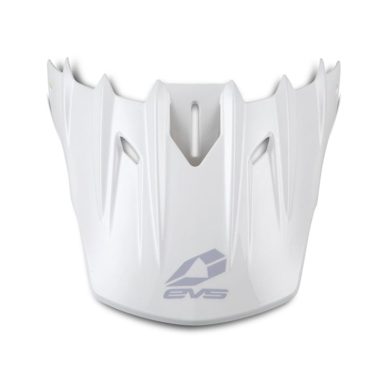 EVS T5 Solid Helmet Visor - White - Click Image to Close