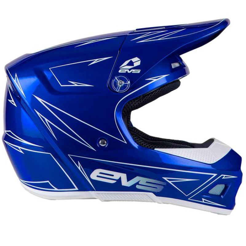 EVS T3 Pinner Helmet Blue Youth - Large - Click Image to Close