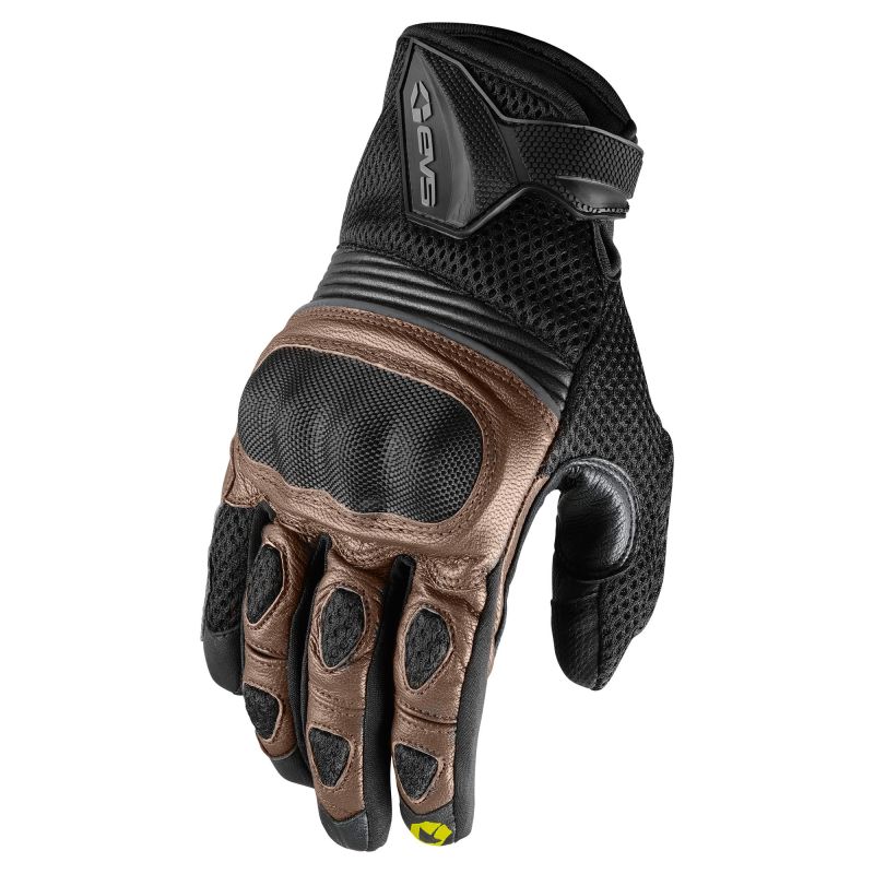 EVS Assen Street Glove Brown/Black - S - Click Image to Close