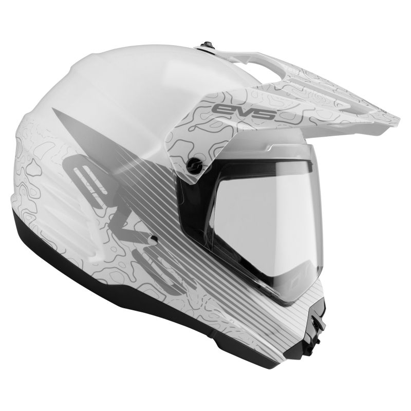 Dual Sport Helmet Venture Arise White - Small - Click Image to Close