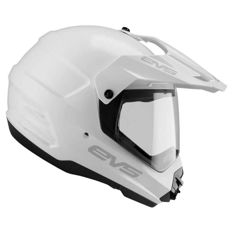 Dual Sport Helmet Venture Solid White - XL - Click Image to Close