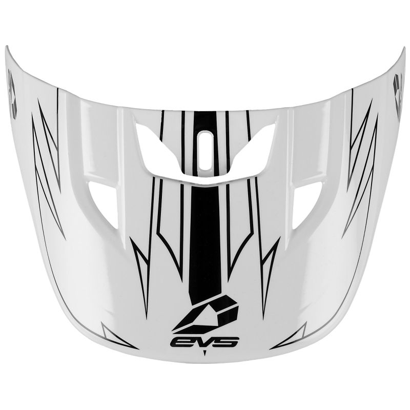 EVS T3 Pinner Helmet Visor - White - Click Image to Close