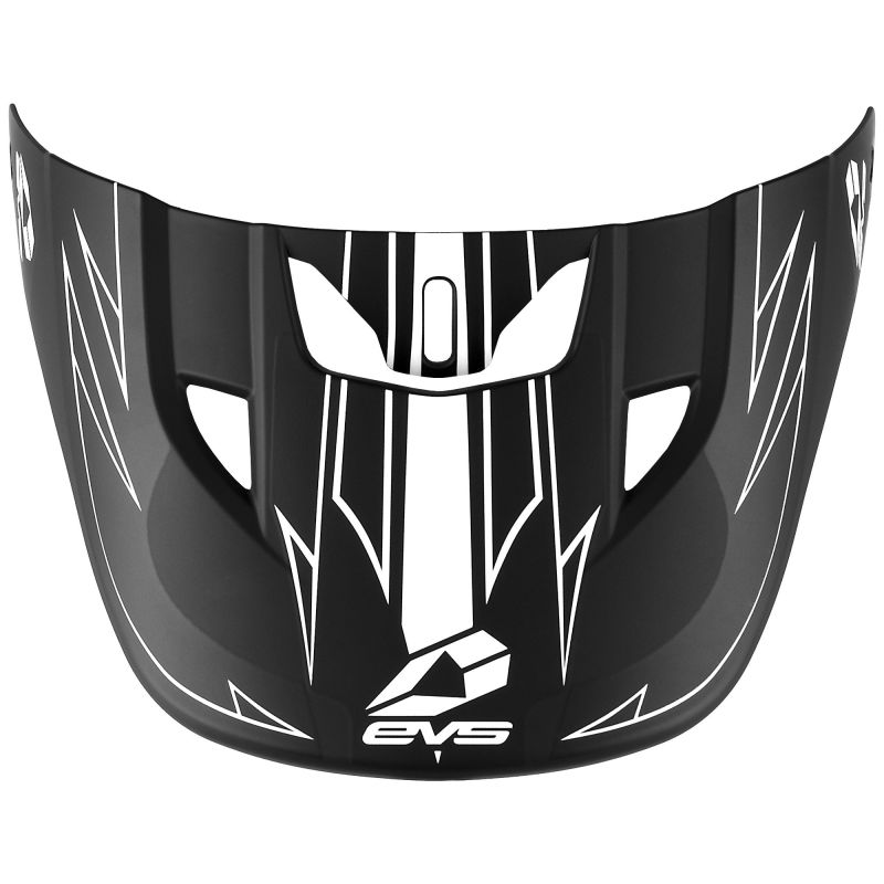 EVS T3 Pinner Helmet Visor - Matte Black - Click Image to Close