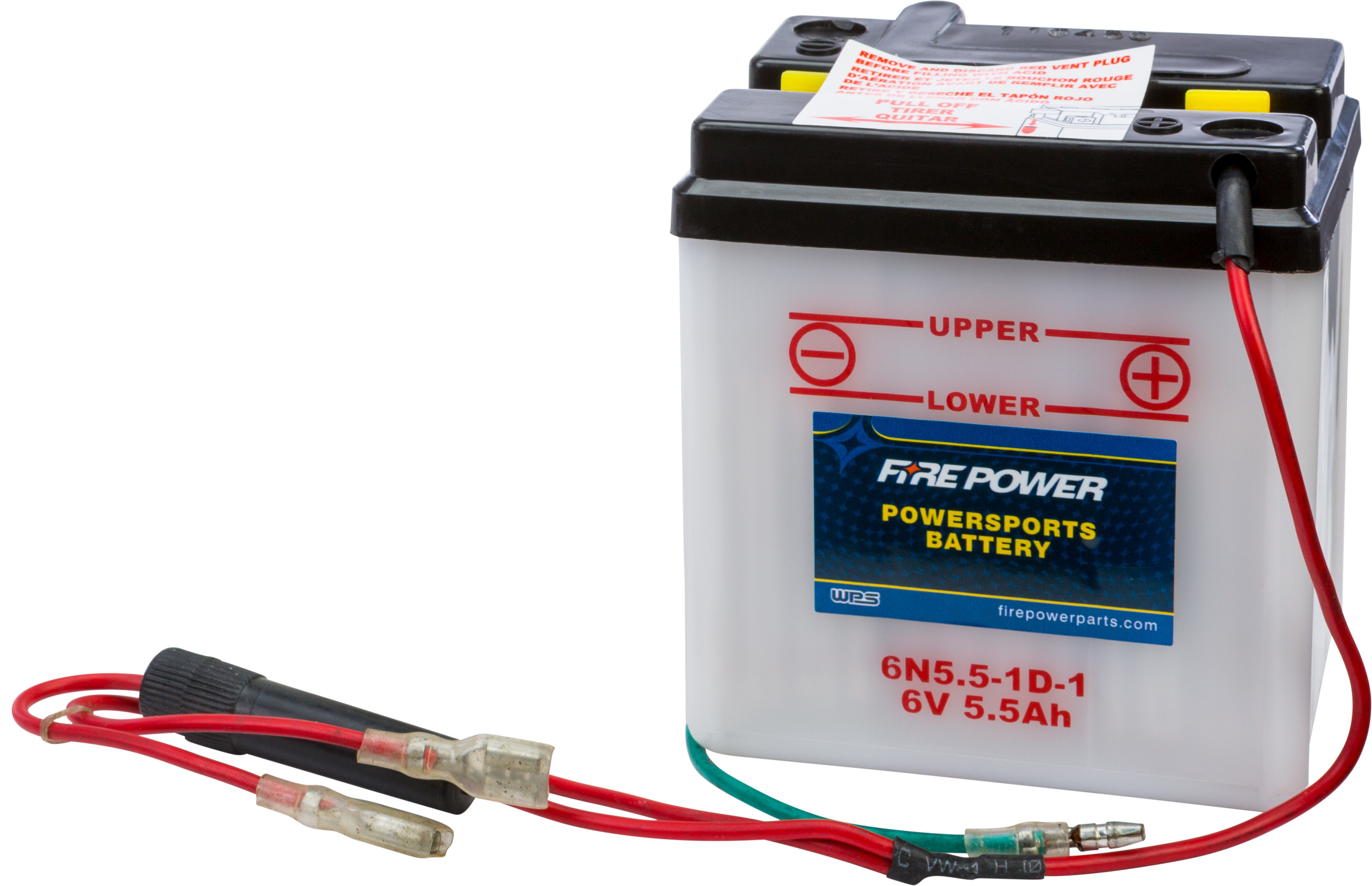 6V Standard Battery - Replaces 6N5.5-1D-1 - Click Image to Close