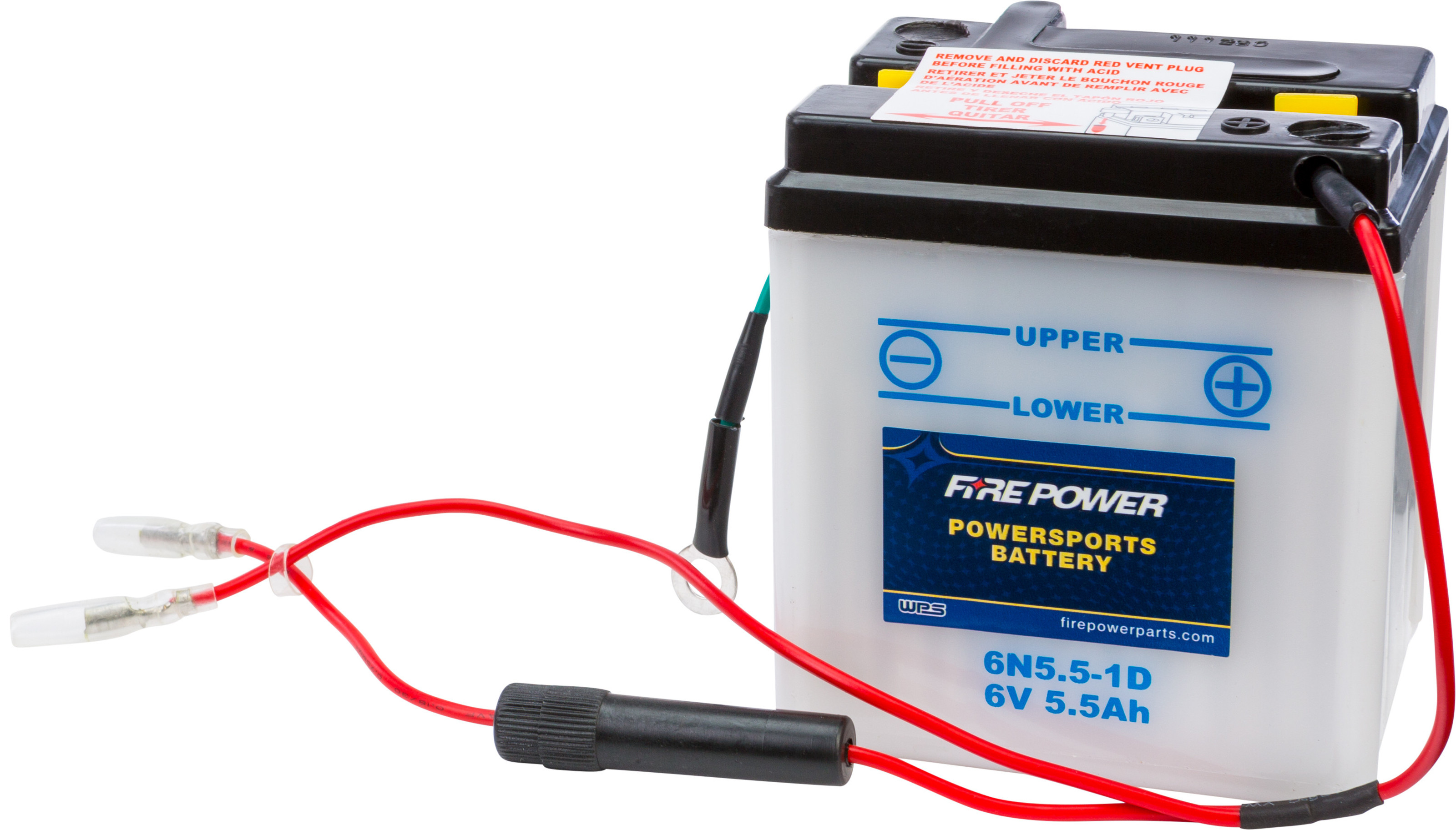 6V Standard Battery - Replaces 6N5.5-1D - Click Image to Close