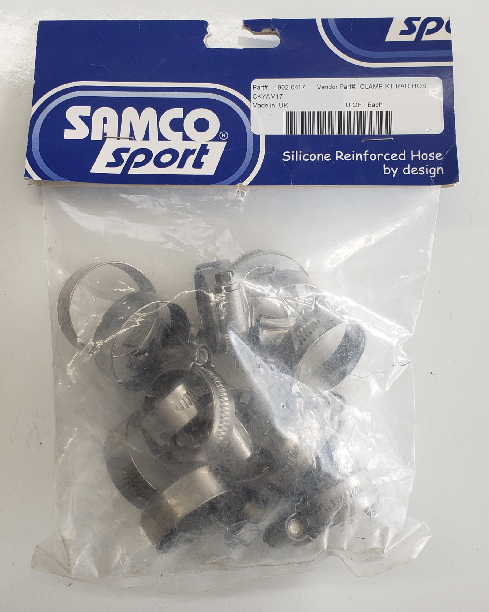 Radiator Hose Clamp Kit - For 06-20 Yamaha R6 - Click Image to Close