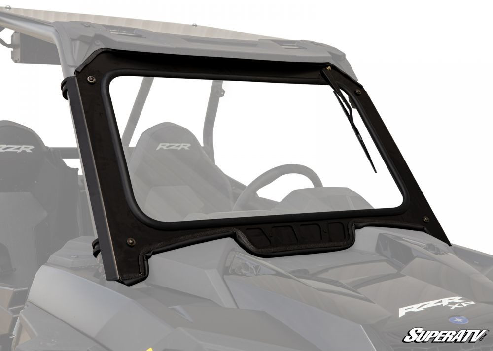 Glass Windshield - For 19-21 Polaris RZR/4 XP Turbo - Click Image to Close