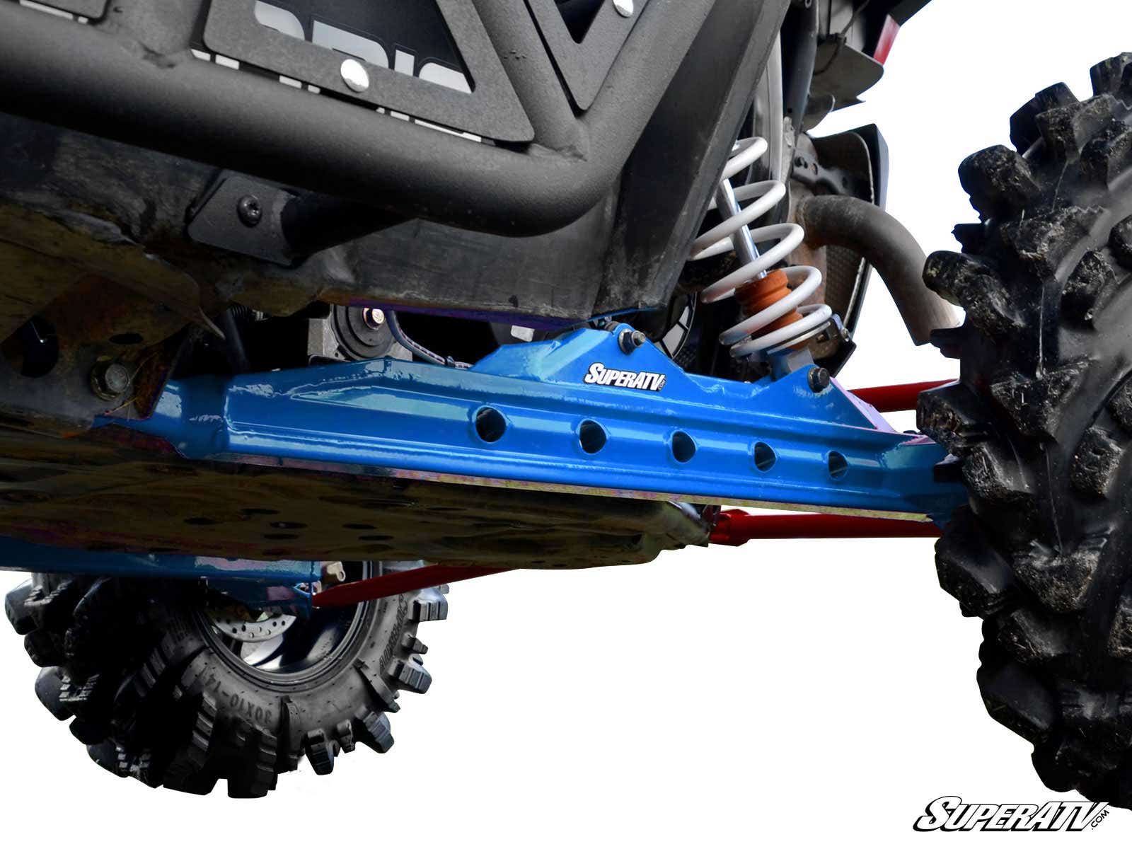 Extended Trailing Arms 1" Rear Offset Voodoo Blue - For 14-21 Polaris RZR XP 1000 - Click Image to Close