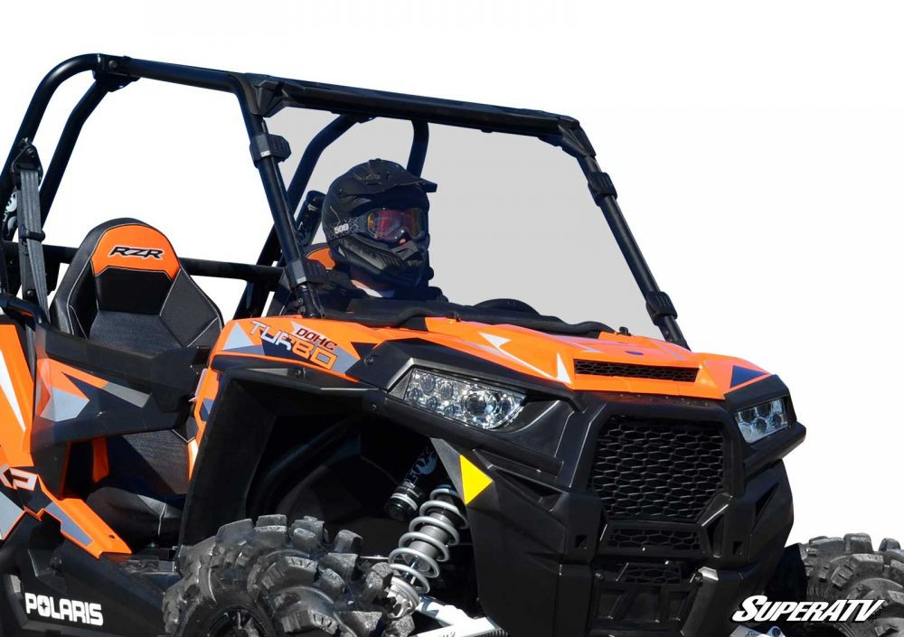 Scratch Resistant Full Windshield - Tint - For 14-18 Polaris RZR XP 1000 - Click Image to Close