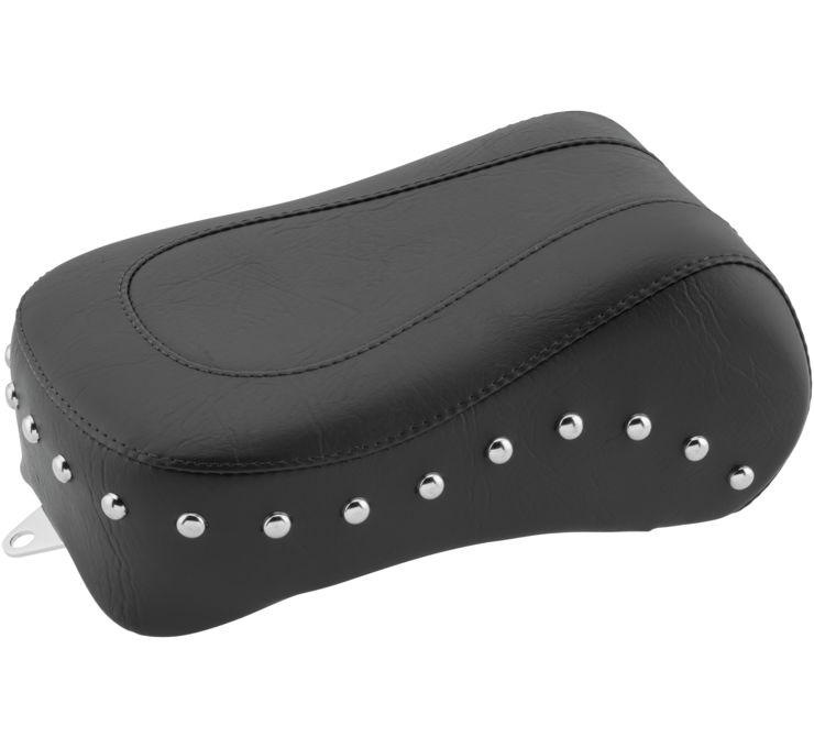 Studded Vinyl Pillion Pad - For 00-17 Harley Softail - Click Image to Close