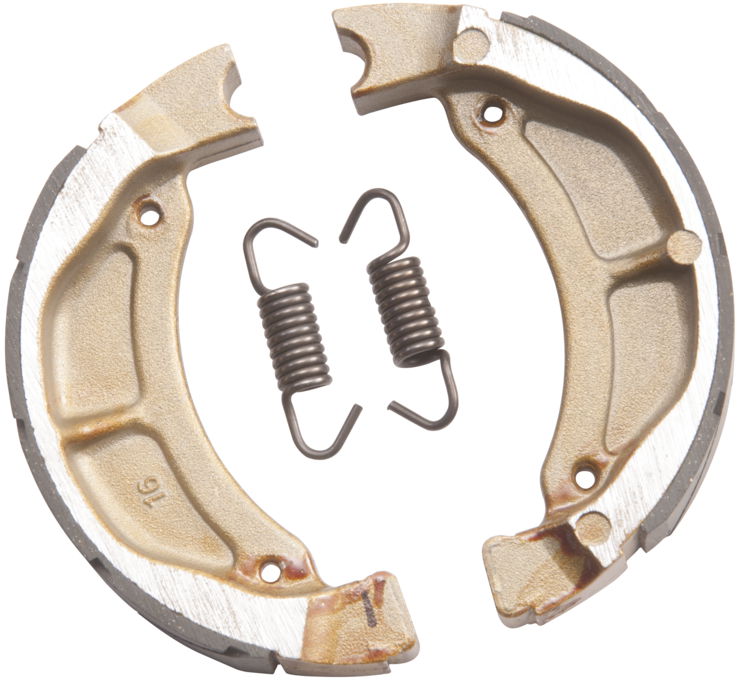 Grooved Organic Brake Shoes - Click Image to Close