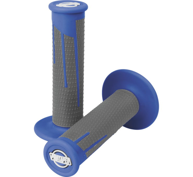 Clamp On Full Diamond Grip System - Blue & Dark Gray - Click Image to Close