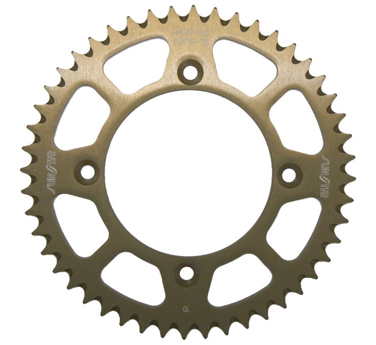 Works Triplestar Aluminum Rear Sprocket 50T - For 82-20 RM YZ 80/85 - Click Image to Close