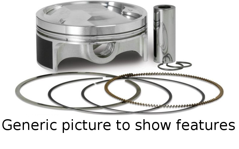 Piston Kit Tc125 Exc/Sx125 - For 14-20 Husqvarna TC 125, 17-20 KTM 125 SX - Click Image to Close