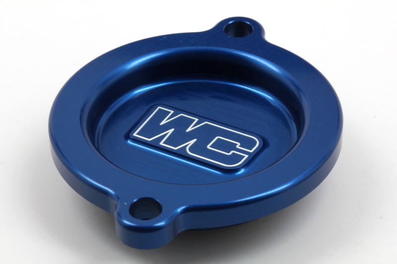 Blue Oil Filter Cover - Replaces 77238003100 For KTM & Husqvarna - Click Image to Close