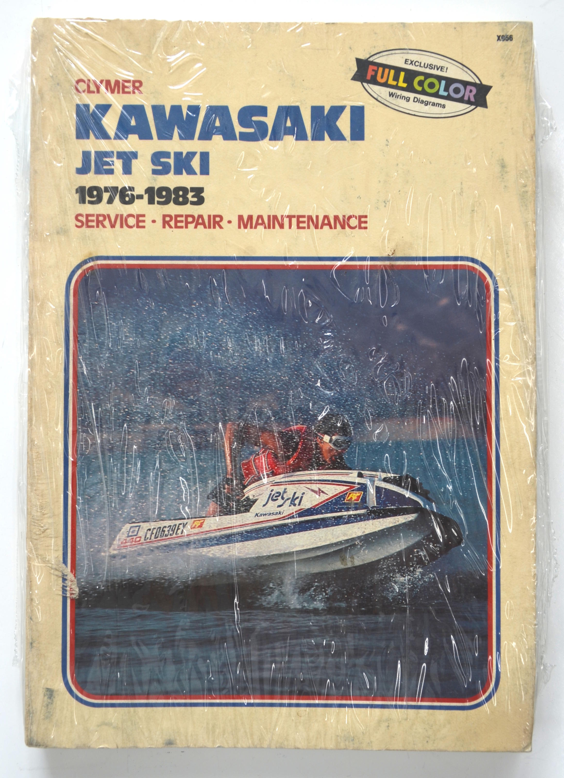 Shop Repair & Service Manual - Soft Cover - For 76-83 Kawasaki Jet Ski - Click Image to Close