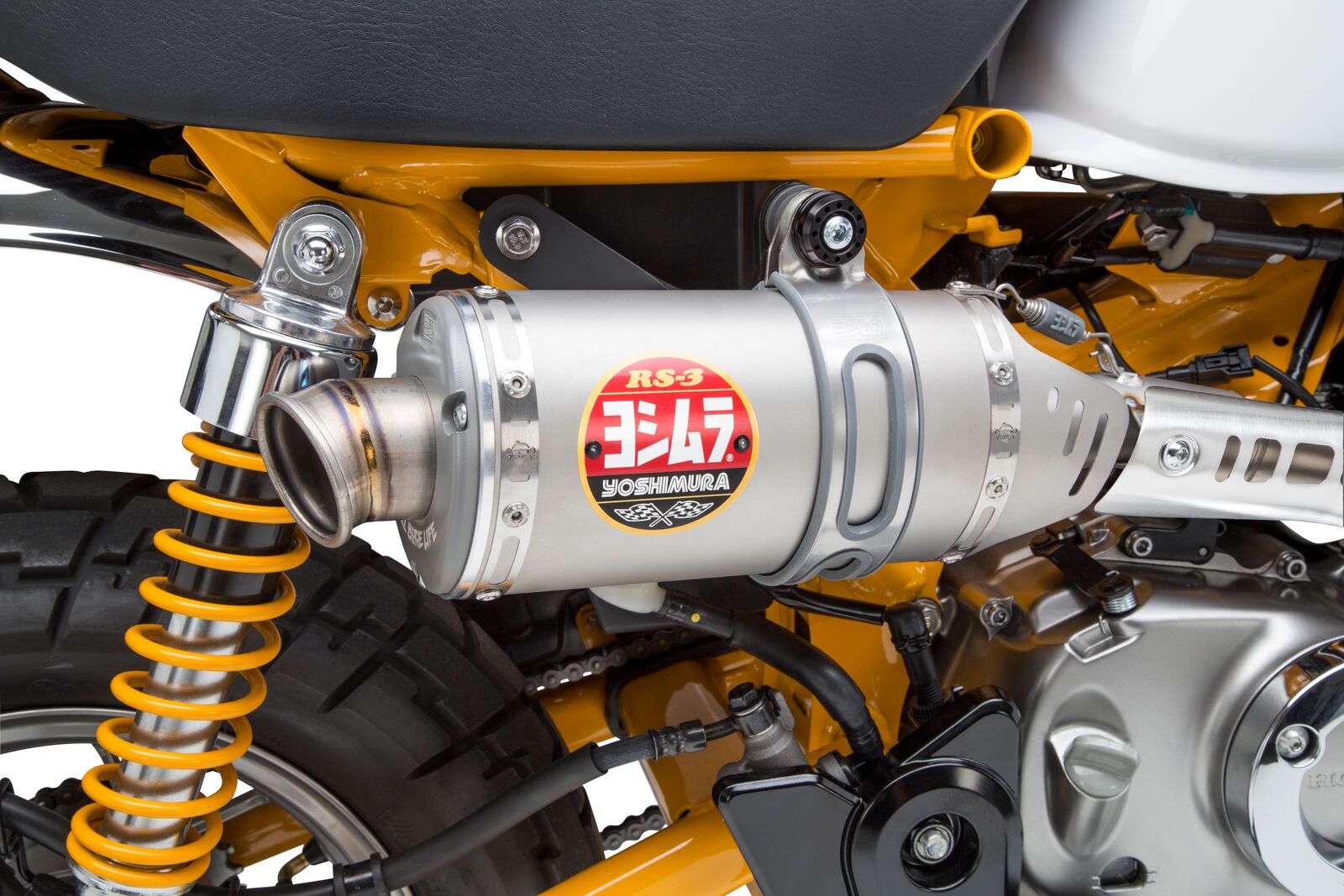 Race RS3 Stainless Steel Full Exhaust - For 19-22 Honda Monkey - Click Image to Close