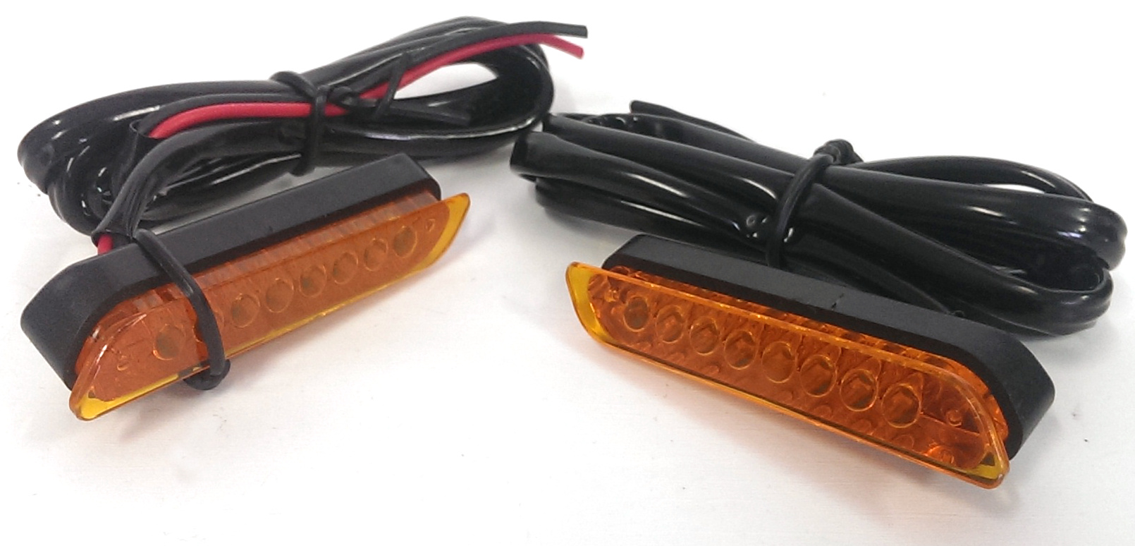 Zeta Racing XC Hand Guard Orange Replacement Flashers - Click Image to Close