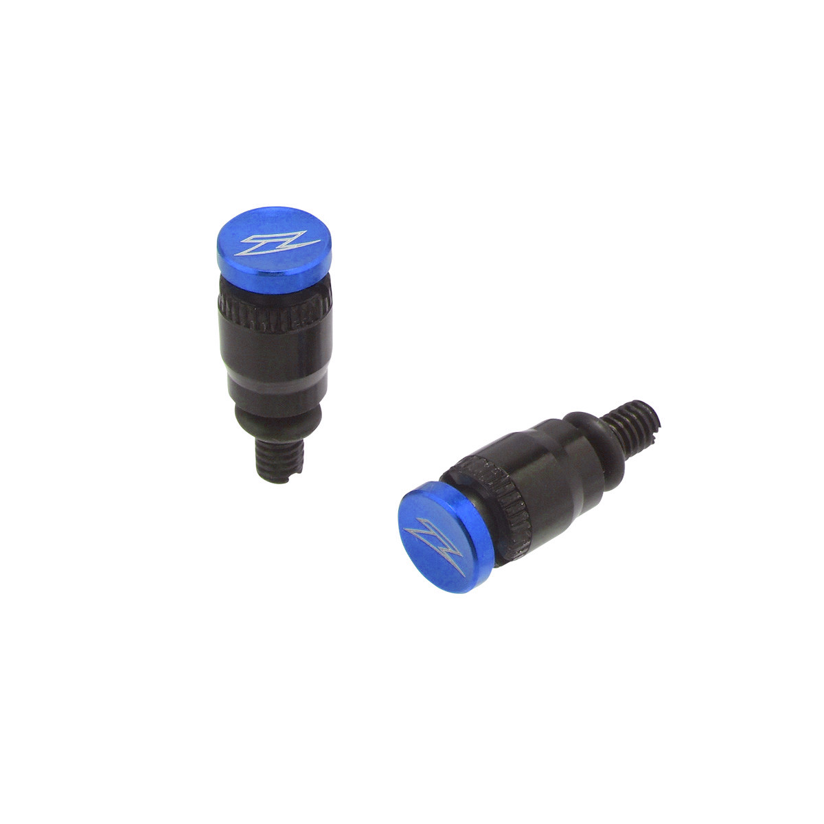 Blue M5x0.8 Fork Air Bleed Valve Set - For Most Japanese Forks - Click Image to Close