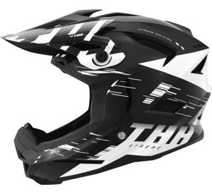 THH Helmets T-42 Bmx Xtreme Mt BlkwhtYouth Medium