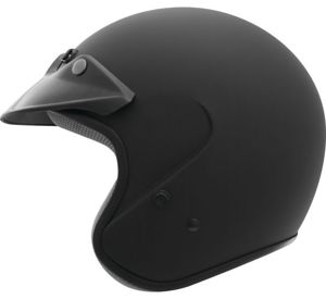 THH Helmets T-381 Flat Black Lg