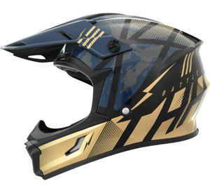 THH Helmets T710X Battle Blu/GldYouth Small