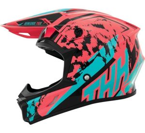 THH Helmets T710X Renegade Coral/Blu Lg