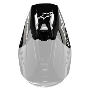 Alpinestars S-M5 Visor Dark Grey Glossy - Fits Alpinestars S-M5 Helmet