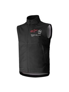 Alpinestars Youth Techstar Softshell Vest Black For Youth Large - Windproof softshell vest For Youth Large