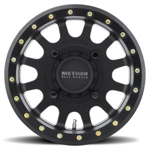 MR401 UTV Beadlock 15x7 / 5+2/38mm Offset / 4x156 / 132mm CB Matte Black Wheel