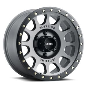 MR305 NV 17x8.5 / 0mm Offset / 5x5.5BP / 108mm CB / Ti. - Matte Black Lip Wheel