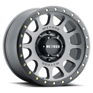 MR305 NV 17x8.5 / 0mm Offset / 8x6.5 BP / 130.81mm CB / Ti. - MT Black Lip Wheel