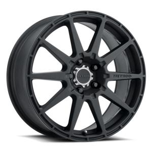 MR501 RALLY 17x8 +42mm Offset 5x100 67.1mm CB Matte Black Wheel