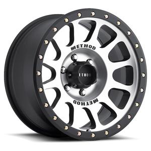 MR305 NV 17x8.5 25mm Offset 6x5.5 108mm CB Machined/Black Street Loc Wheel