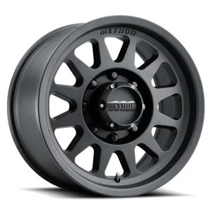 MR704 HD 17x9 18mm Offset 8x180 130.81mm CB Matte Black Wheel