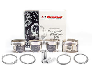 Acura 4v Domed +8cc STRUTTED 87.50MM Piston Kit