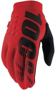 100% Brisker Gloves Red Large