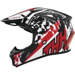 THH Helmets T710X Renegade Wht/Red Lg