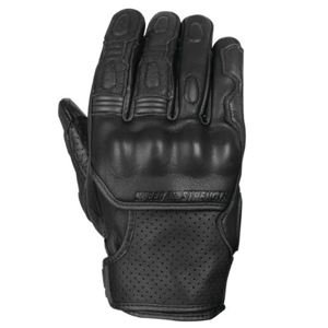 Twist of Fate Leather Gloves Black - XL