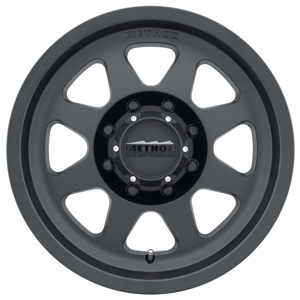 MR701 17x8.5 0mm Offset 8x6.5 130.81mm CB Matte Black Wheel