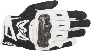 SMX-2 V2 Air Carbon Motorcycle Gloves Black/White X-Large