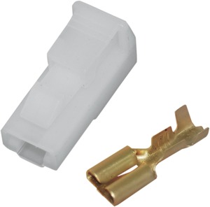 1-Position Female Connector and Terminal - 1-Pos Fem Conn & Terminal