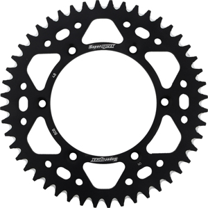 Aluminum Rear Sprocket 48T - Black - For 80-16 Kawasaki Suzuki