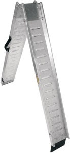 7 Foot Folding Loading Ramp - 6" Wide, Straight V-Style, 400 Lb Capacity